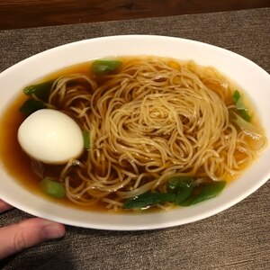 ネギたっぷり醤油ラーメン